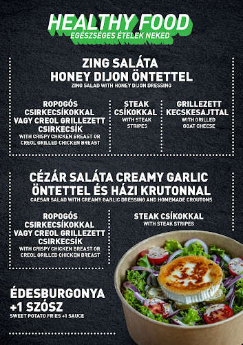 ZING BURGER & Co. | Fehérvar - Vendéglátás