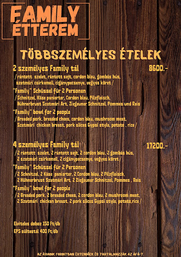 Family Étterem - Dunapataj