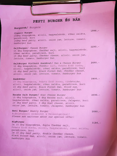 Pesti Burger és Bár