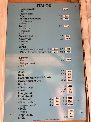 Opinii despre BoroZoli Strandbüféje în Balatonvilágos - Vendéglátás