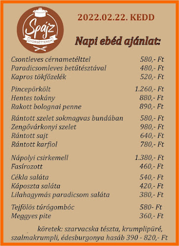 Spájz Gyorsétterem