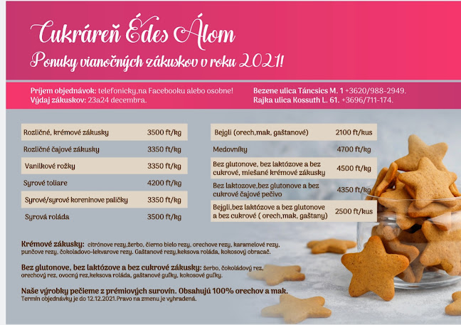 Édes Álom Cukrászda és Kávézó - Vendéglátás