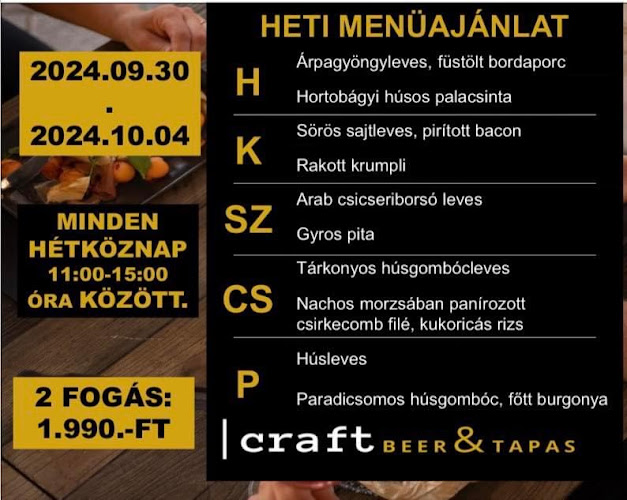 craft BEER & Tapas - Miskolc