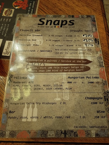 Belga Söröző | Snaps - Budapest