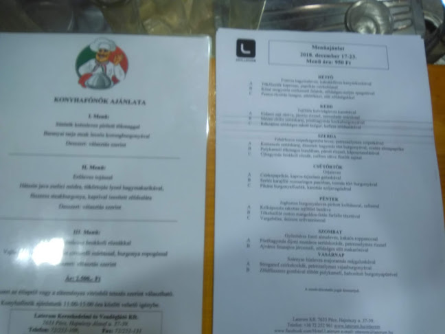 Laterum Étterem - Vendéglátás