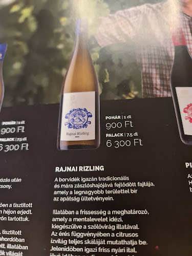 Pannonhalmi Borterasz és Borbár - Vendéglátás