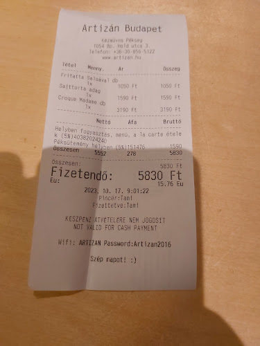 Artizán Budapest - Budapest