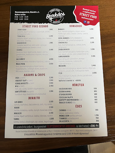 Barkács Konyha Street Food - Vendéglátás