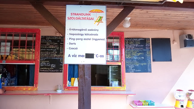 BoroZoli Strandbüféje - Vendéglátás