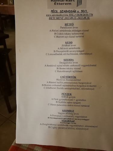 Római-kert étterem