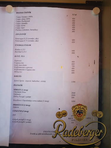 Kiskulacs Vendéglő - Vendéglátás