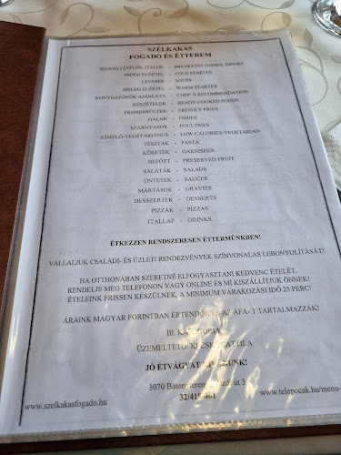 Szélkakas Fogadó és Étterem - Vendéglátás