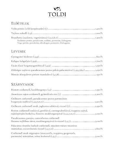 Toldi Rendezvényház Étterem és Vándor Panzió