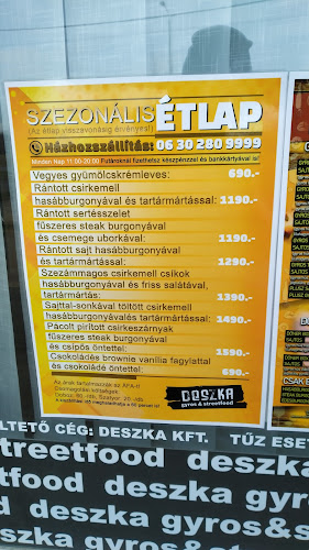 Deszka gyros&streetfood - Vendéglátás