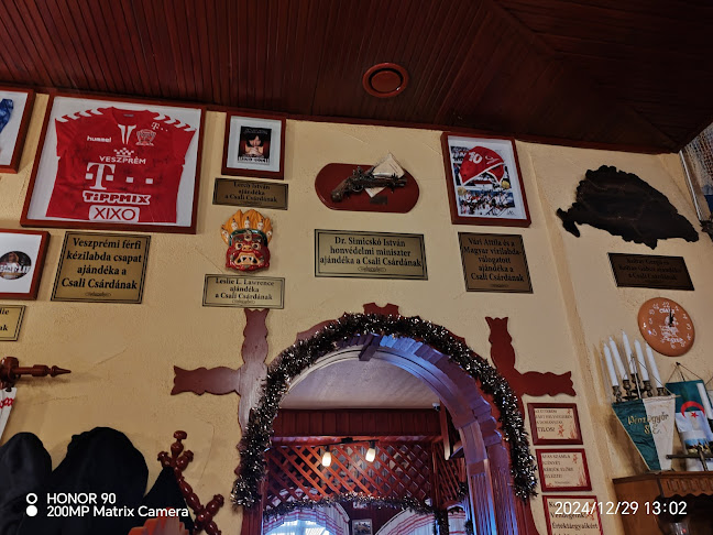 Csali Csárda - Vendéglátás