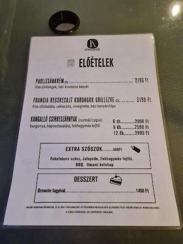 Kandalló Csopak - Vendéglátás