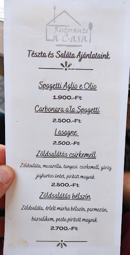 Opinii despre La Casa Ristorante în Szentes - Vendéglátás