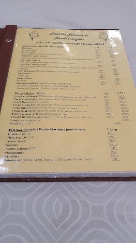 Fehèrló Ètterem Ès Rendezvènyház,Fehérló Panzió - Vendéglátás