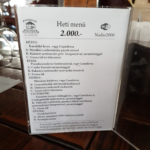 Étterem Tiszaújváros - Nádas Csárda - Tiszaújváros