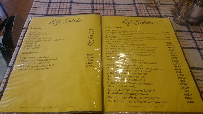 Opinii despre Röfi Csárda în Cegléd - Vendéglátás