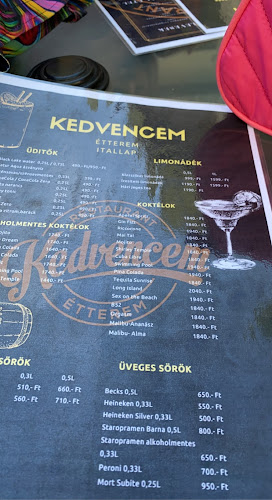 Opinii despre Kedvencem în Budapest - Vendéglátás