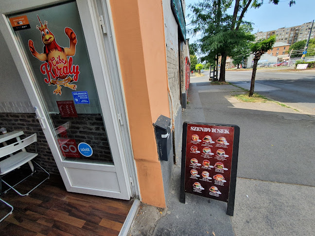 Csibe király hamburgeres