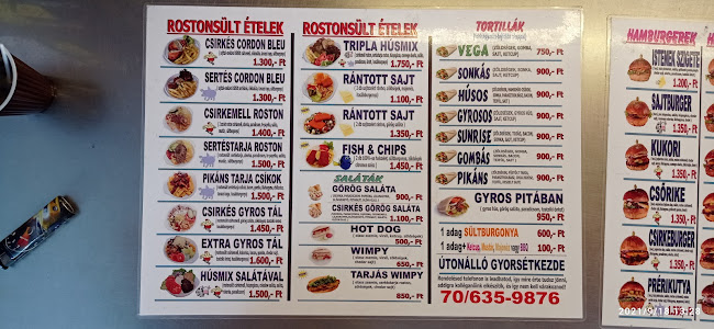 Opinii despre Útonálló gyorsétkezde în Kecskemét - Vendéglátás