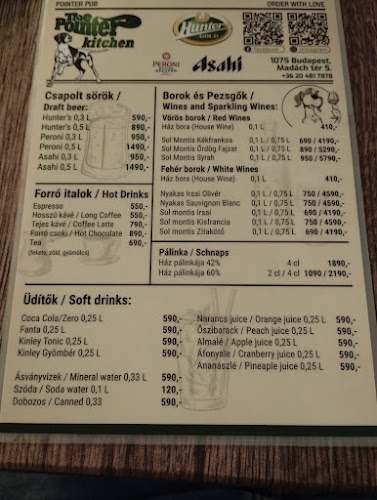 Opinii despre Pointer Pub and Kitchen-Madách tér în Budapest - Vendéglátás
