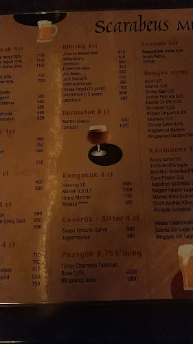 Opinii despre Scarabeus Music Café în Budapest - Vendéglátás