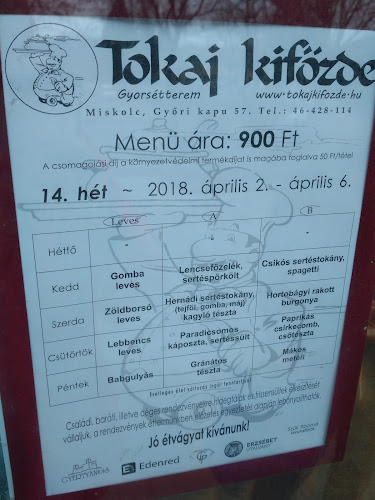 Tokaj Gyorsétterem és Kifőzde
