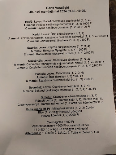 Garta Vendéglő