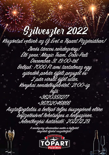 Adyvárosi Tópart Pizzéria - Vendéglátás