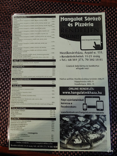 Hangulat Söröző és Pizzéria
