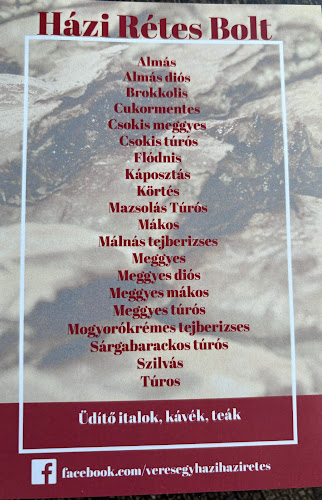 Házi rétes - Vendéglátás