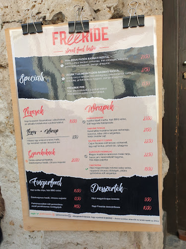 Freeride Street Food Bistro - Vendéglátás