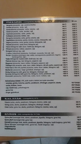Opinii despre Olimpia Pizzéria Újkígyós în Újkígyós - Vendéglátás