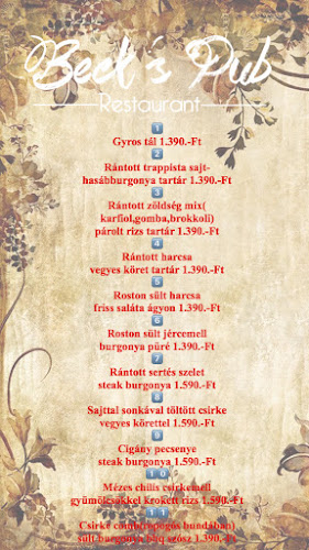 Beck's Pub - Vendéglátás