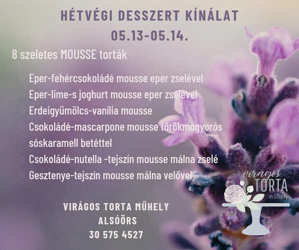 Virágos TORTA műhely - Vendéglátás