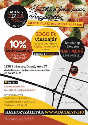 Dagály 17 Étterem - Budapest