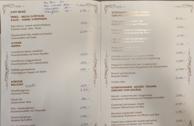 Opinii despre Vendéglő Autós Ételbár és Panzió Simonics Gézáné în Ozmánbük - Vendéglátás