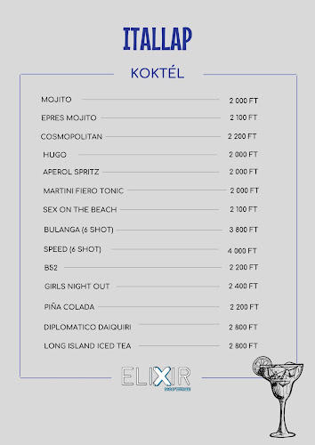 Elixir Bar n' Kitchen - Vendéglátás