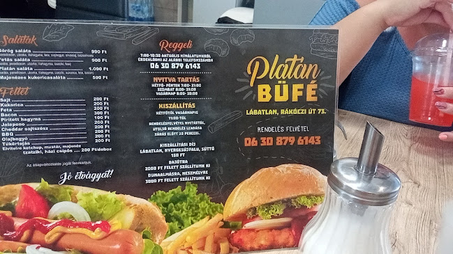 Platán büfé - Vendéglátás