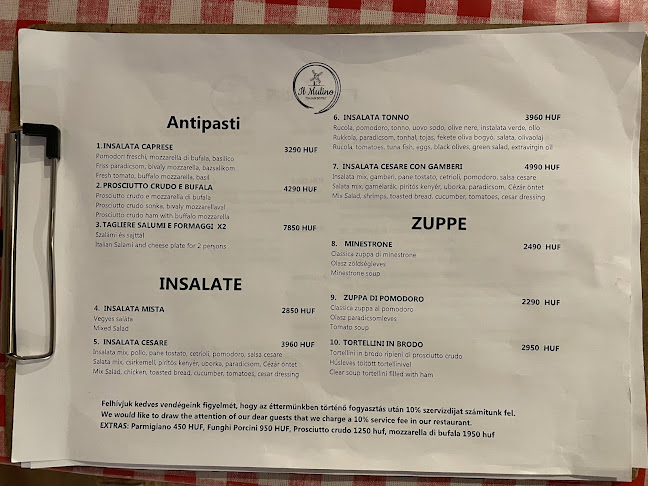 Opinii despre Il Mulino Italian Bistro pizzeria în Budapest - Vendéglátás