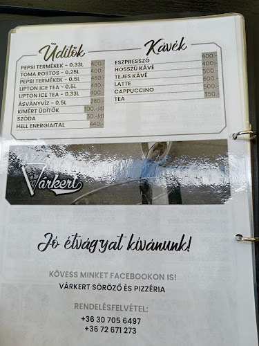 Várkert Söröző & Pizzéria - Vendéglátás
