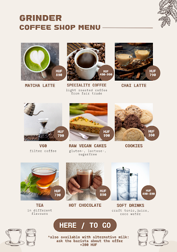 Grinder Fitness & Coffee Shop - Budapest