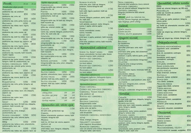 Láva-Sziget Étterem és Pizzéria