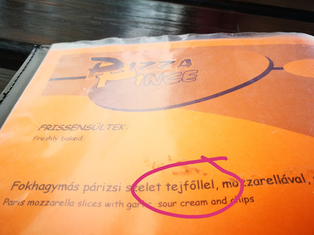 Pizza Pince - Vendéglátás