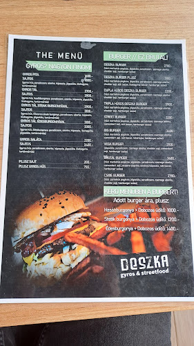 Deszka gyros&streetfood