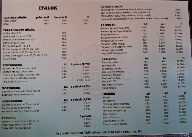 Füzes Étterem (All You Can Eat)