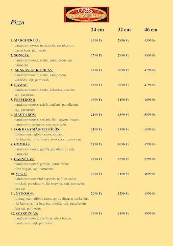 Gitta Pizzéria - Békéscsaba